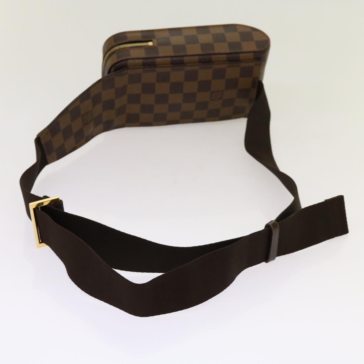 LOUIS VUITTON Damier Ebene Geronimos Shoulder Bag N51994 LV Auth 69998