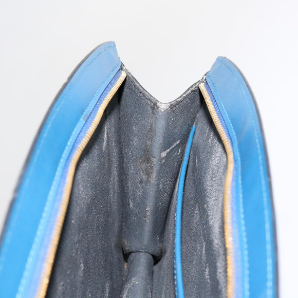 LOUIS VUITTON Epi Trousse Crete Pouch Blue M48405 LV Auth 70000