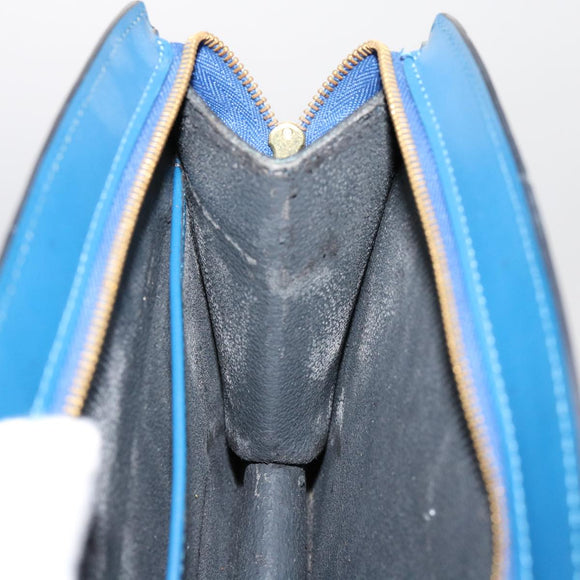 LOUIS VUITTON Epi Trousse Crete Pouch Blue M48405 LV Auth 70000