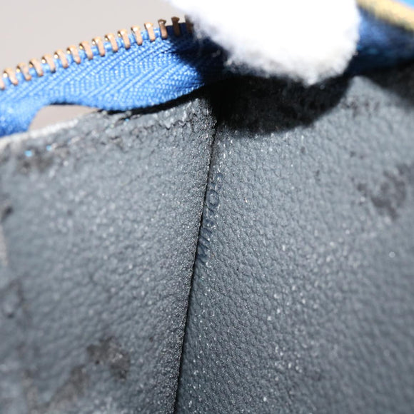 LOUIS VUITTON Epi Trousse Crete Pouch Blue M48405 LV Auth 70000