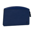 LOUIS VUITTON Epi Trousse Crete Pouch Blue M48405 LV Auth 70000-1