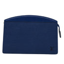LOUIS VUITTON Epi Trousse Crete Pouch Blue M48405 LV Auth 70000-13