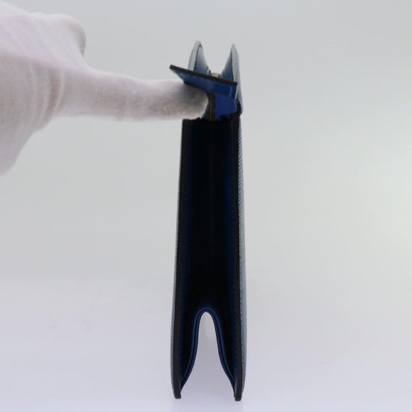 LOUIS VUITTON Epi Trousse Crete Pouch Blue M48405 LV Auth 70000