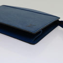 LOUIS VUITTON Epi Trousse Crete Pouch Blue M48405 LV Auth 70000-7