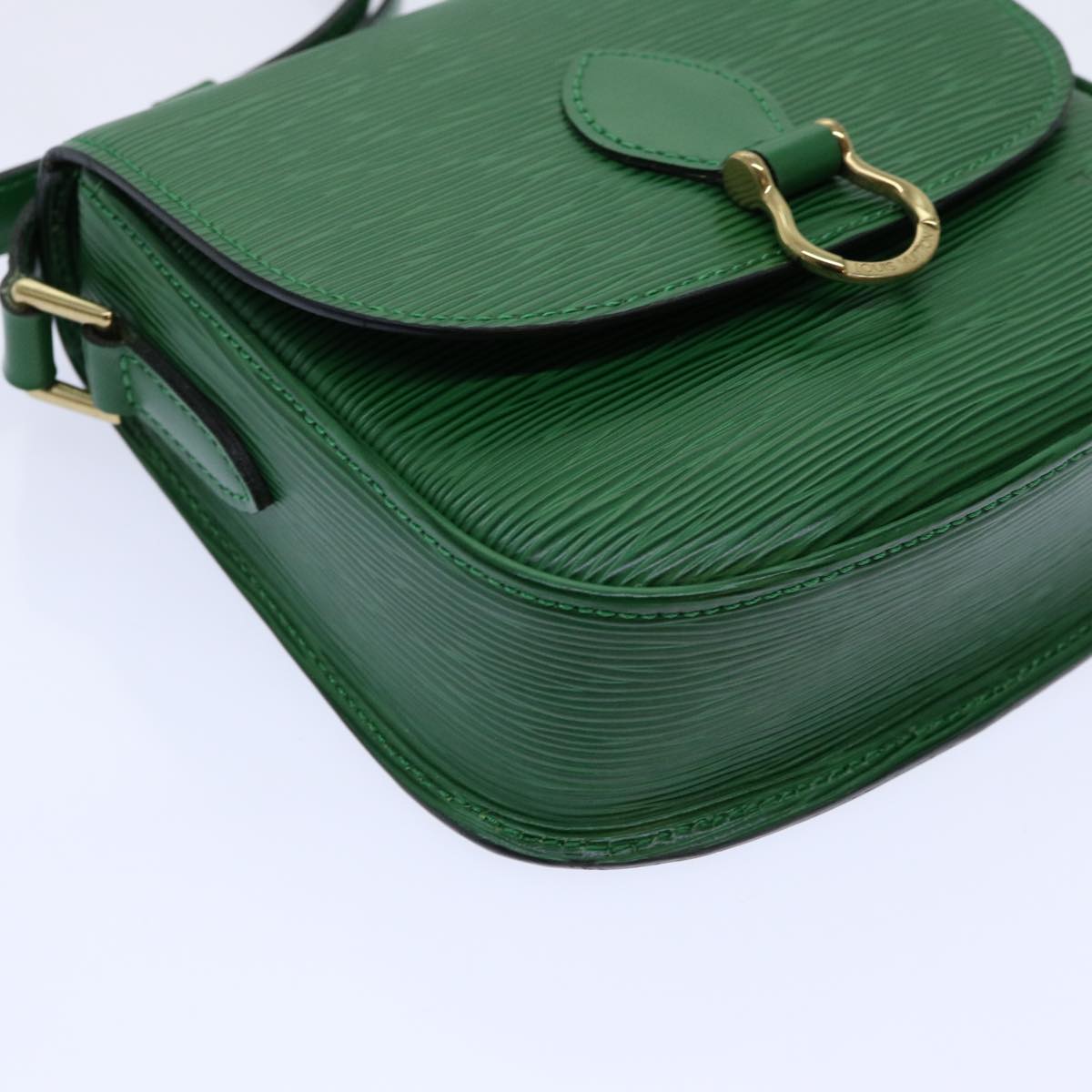 LOUIS VUITTON Epi Saint Cloud PM Shoulder Bag Green M52214 LV Auth 70001