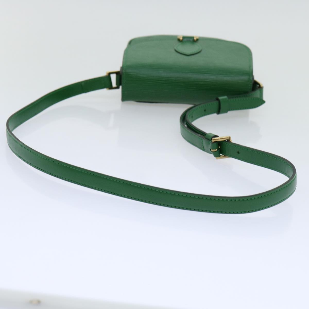 LOUIS VUITTON Epi Saint Cloud PM Shoulder Bag Green M52214 LV Auth 70001