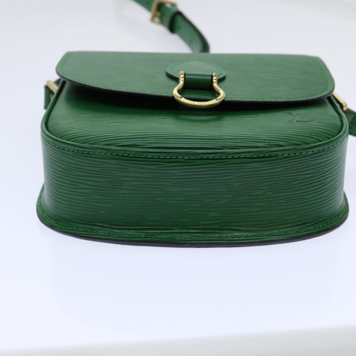 LOUIS VUITTON Epi Saint Cloud PM Shoulder Bag Green M52214 LV Auth 70001