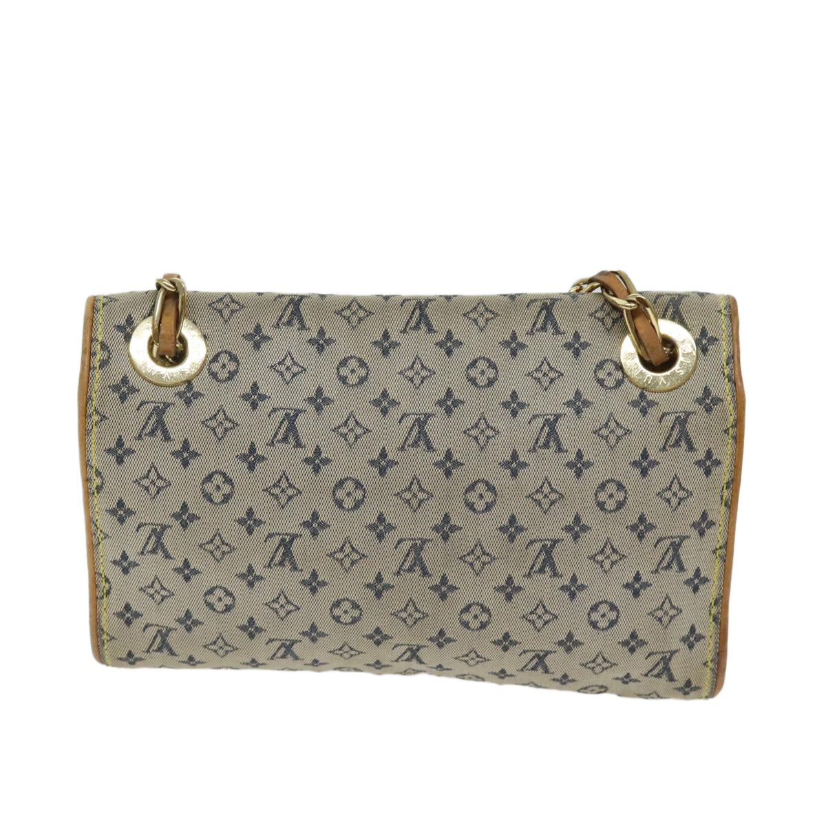 LOUIS VUITTON Monogram Mini Camille Chain Shoulder Bag Blue M92002 LV Auth 70009 - 0