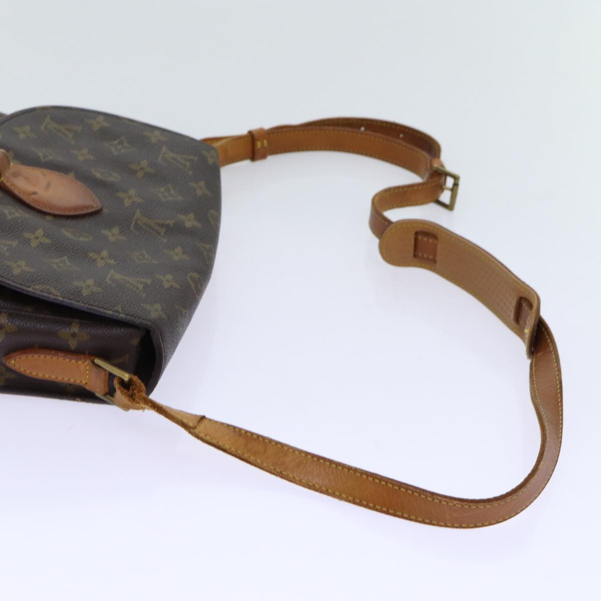 LOUIS VUITTON Monogram Saint Cloud GM Shoulder Bag M51242 LV Auth 70010