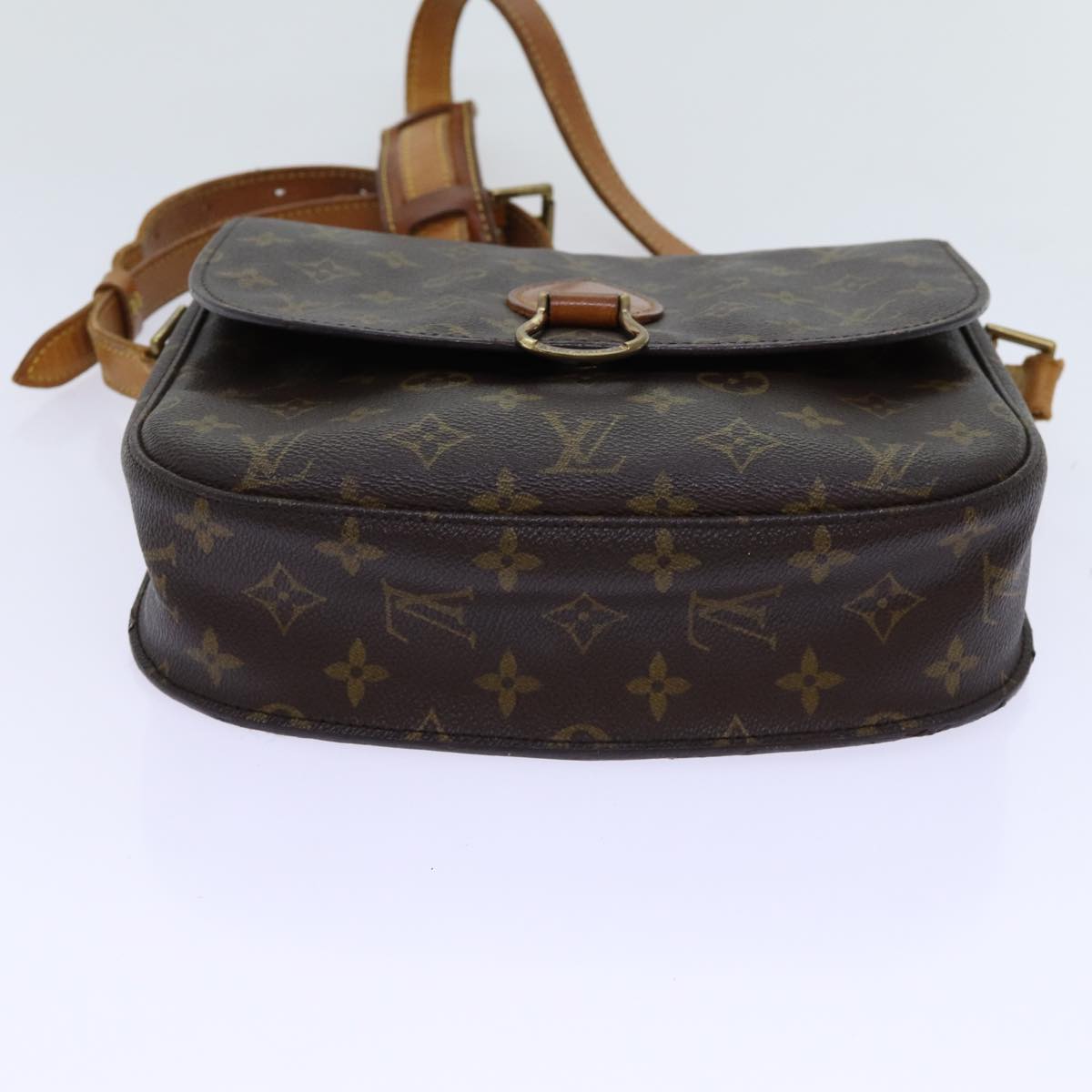 LOUIS VUITTON Monogram Saint Cloud GM Shoulder Bag M51242 LV Auth 70010