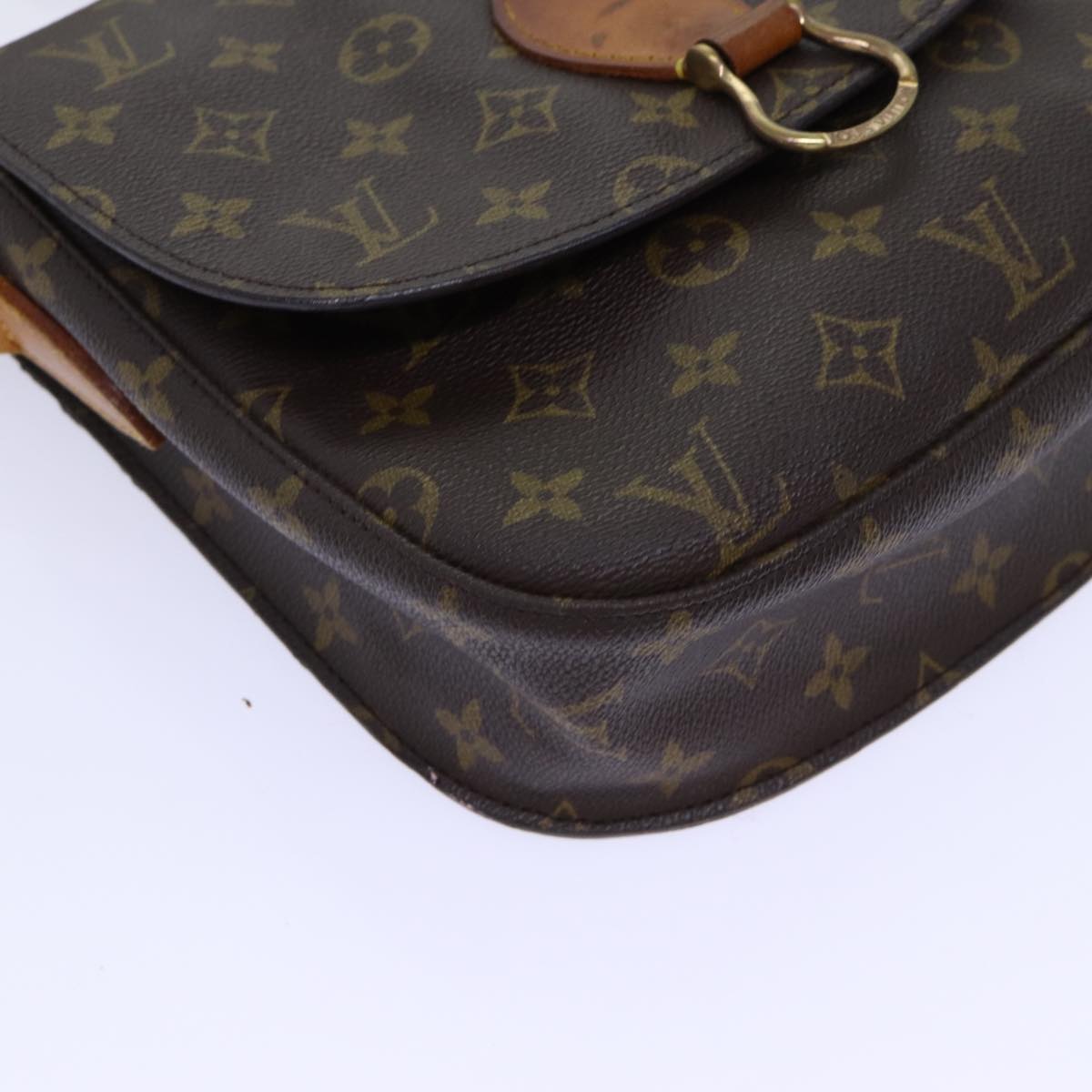 LOUIS VUITTON Monogram Saint Cloud GM Shoulder Bag M51242 LV Auth 70010