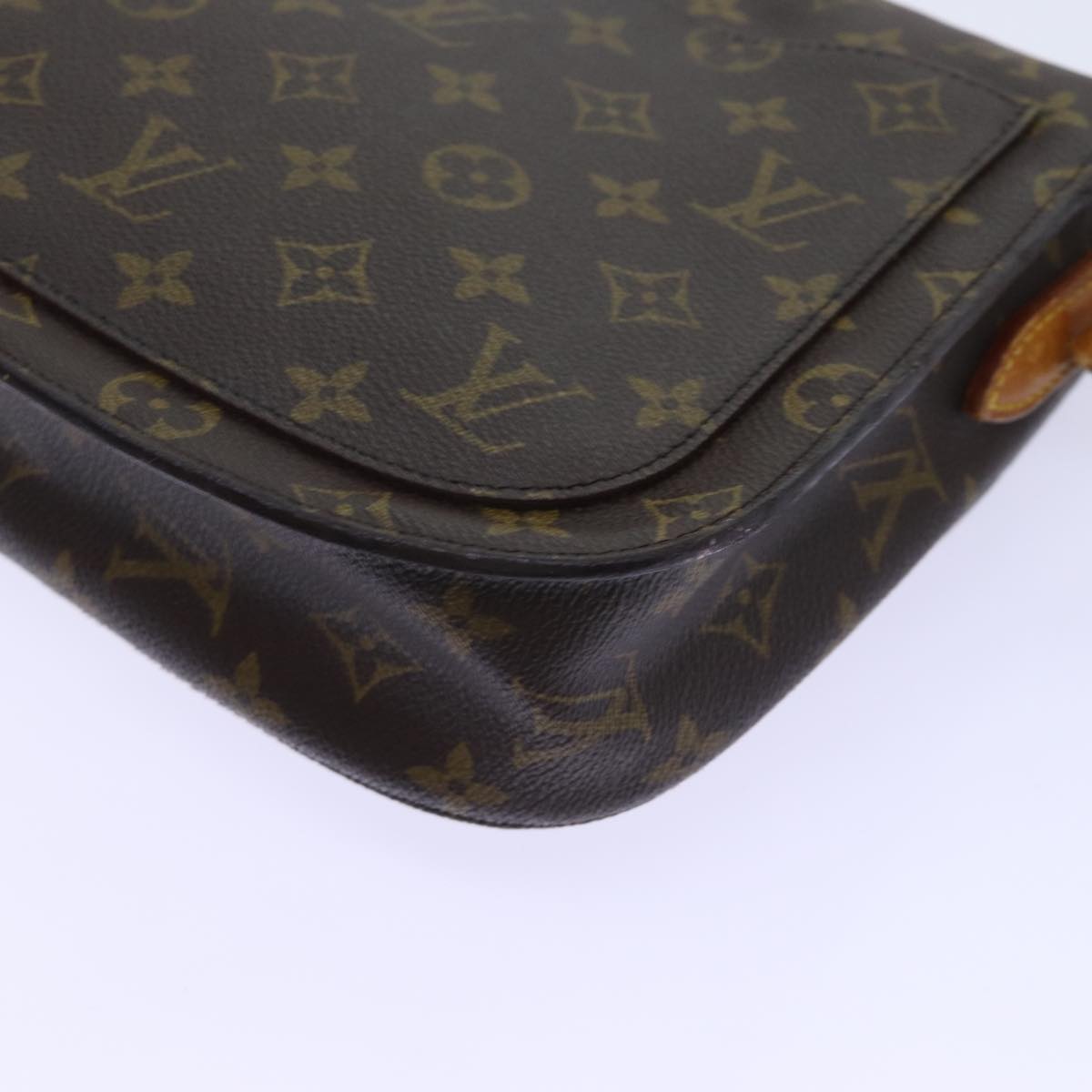 LOUIS VUITTON Monogram Saint Cloud GM Shoulder Bag M51242 LV Auth 70010