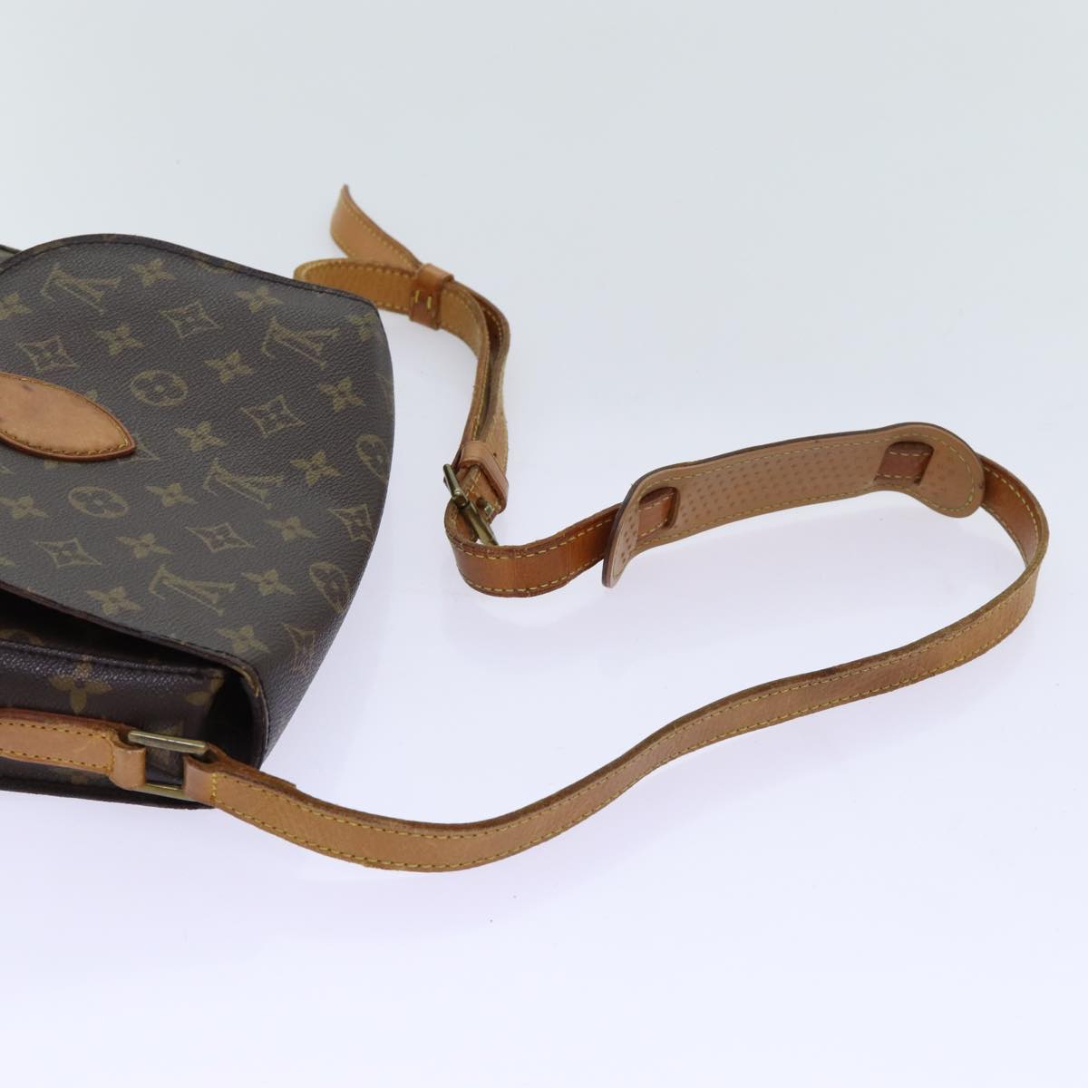 LOUIS VUITTON Monogram Saint Cloud GM Shoulder Bag M51242 LV Auth 70011