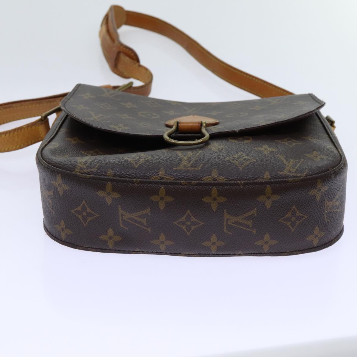 LOUIS VUITTON Monogram Saint Cloud GM Shoulder Bag M51242 LV Auth 70011