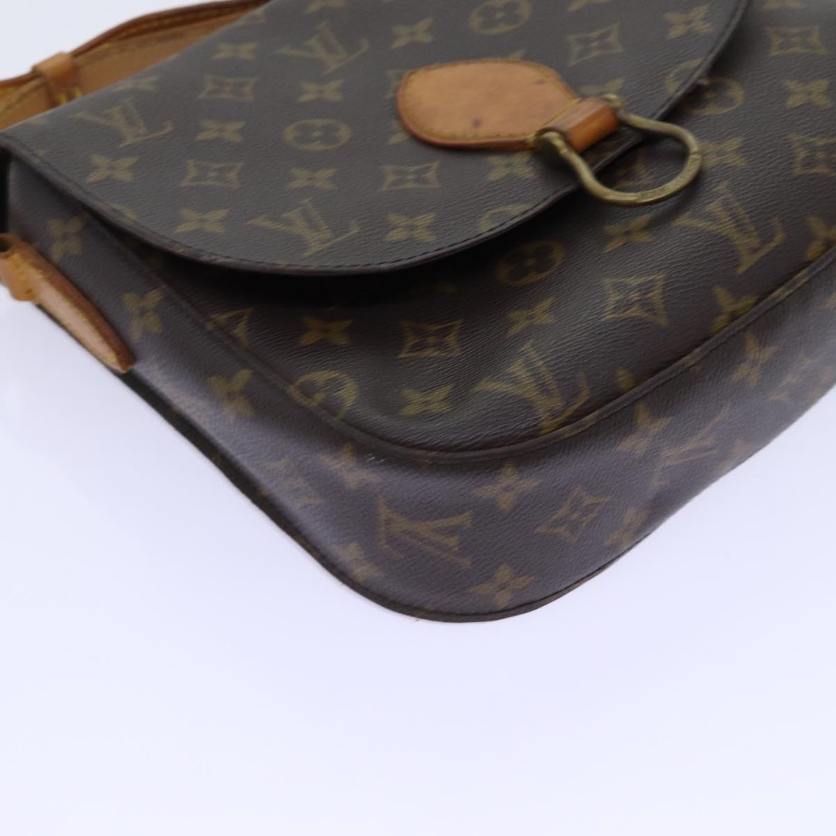 LOUIS VUITTON Monogram Saint Cloud GM Shoulder Bag M51242 LV Auth 70011