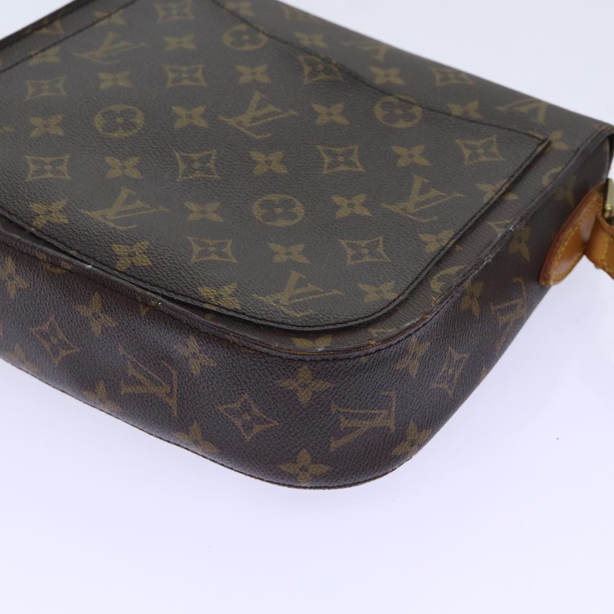 LOUIS VUITTON Monogram Saint Cloud GM Shoulder Bag M51242 LV Auth 70011