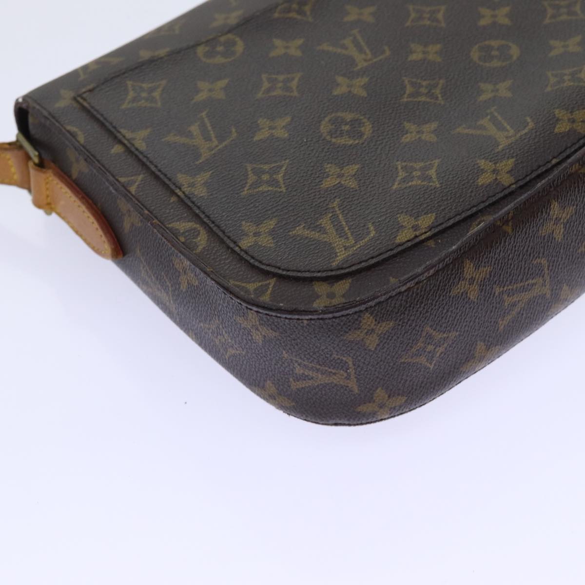 LOUIS VUITTON Monogram Saint Cloud GM Shoulder Bag M51242 LV Auth 70011