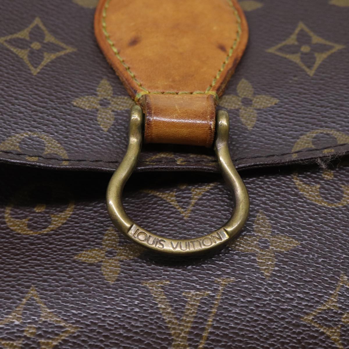 LOUIS VUITTON Monogram Saint Cloud GM Shoulder Bag M51242 LV Auth 70011