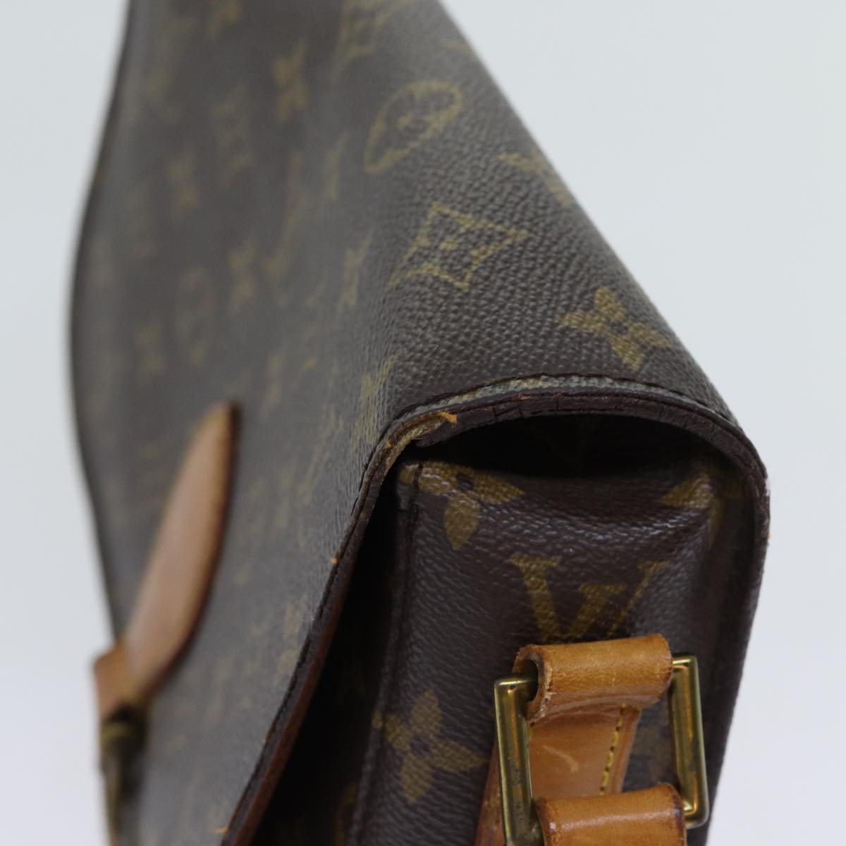 LOUIS VUITTON Monogram Saint Cloud GM Shoulder Bag M51242 LV Auth 70011