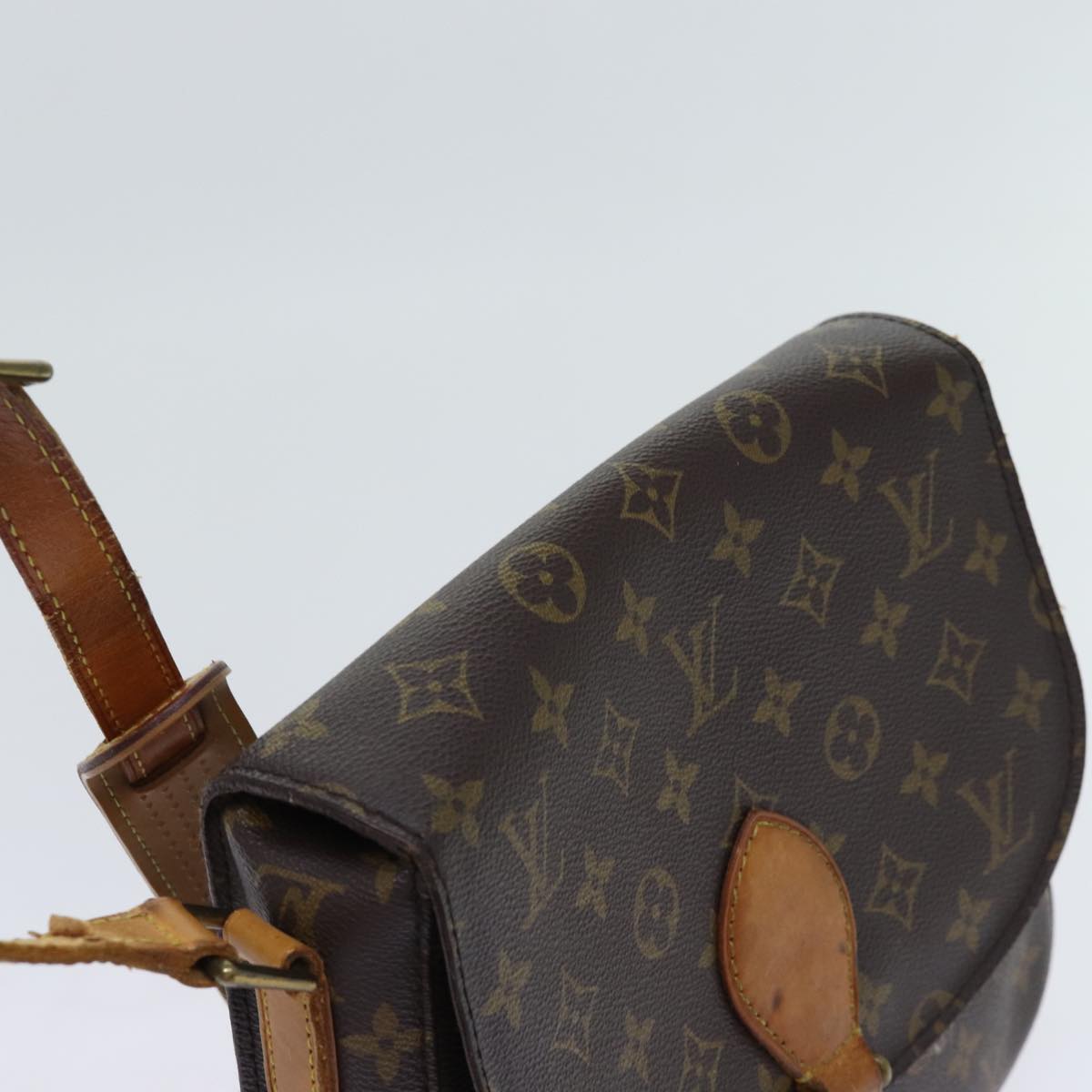 LOUIS VUITTON Monogram Saint Cloud GM Shoulder Bag M51242 LV Auth 70011