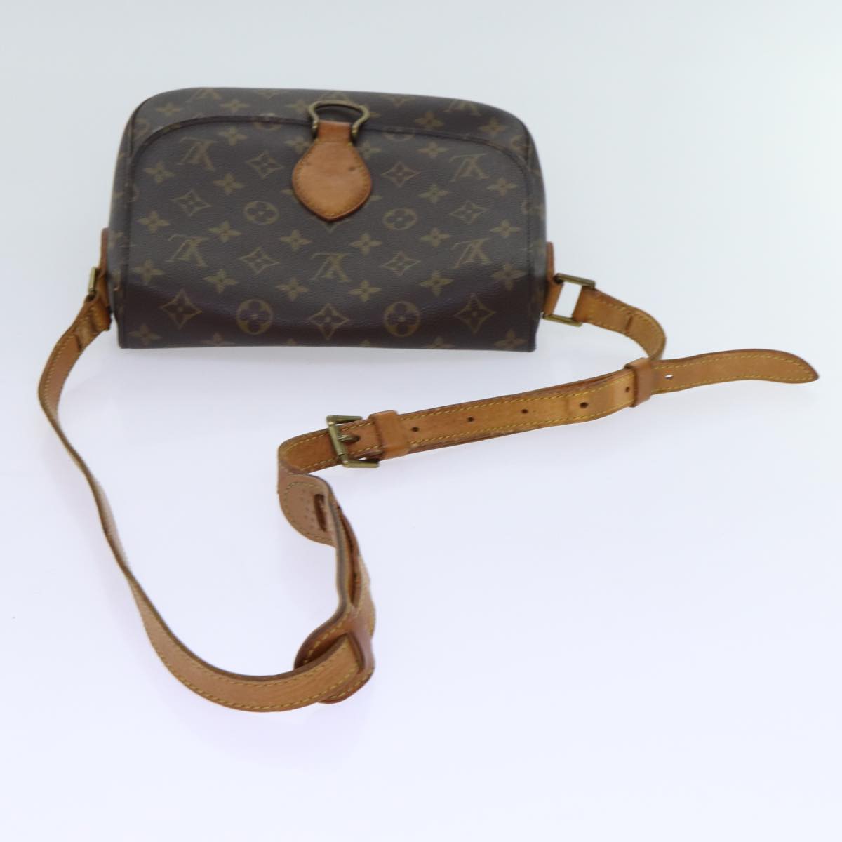 LOUIS VUITTON Monogram Saint Cloud GM Shoulder Bag M51242 LV Auth 70011