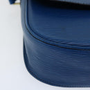 LOUIS VUITTON Epi Saint Cloud GM Shoulder Bag Blue M52195 LV Auth 70023-15