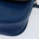 LOUIS VUITTON Epi Saint Cloud GM Shoulder Bag Blue M52195 LV Auth 70023-16