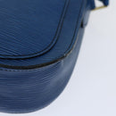 LOUIS VUITTON Epi Saint Cloud GM Shoulder Bag Blue M52195 LV Auth 70023-8