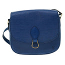 LOUIS VUITTON Epi Saint Cloud GM Shoulder Bag Blue M52195 LV Auth 70023-13