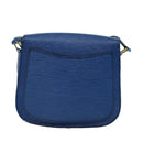 LOUIS VUITTON Epi Saint Cloud GM Shoulder Bag Blue M52195 LV Auth 70023-2
