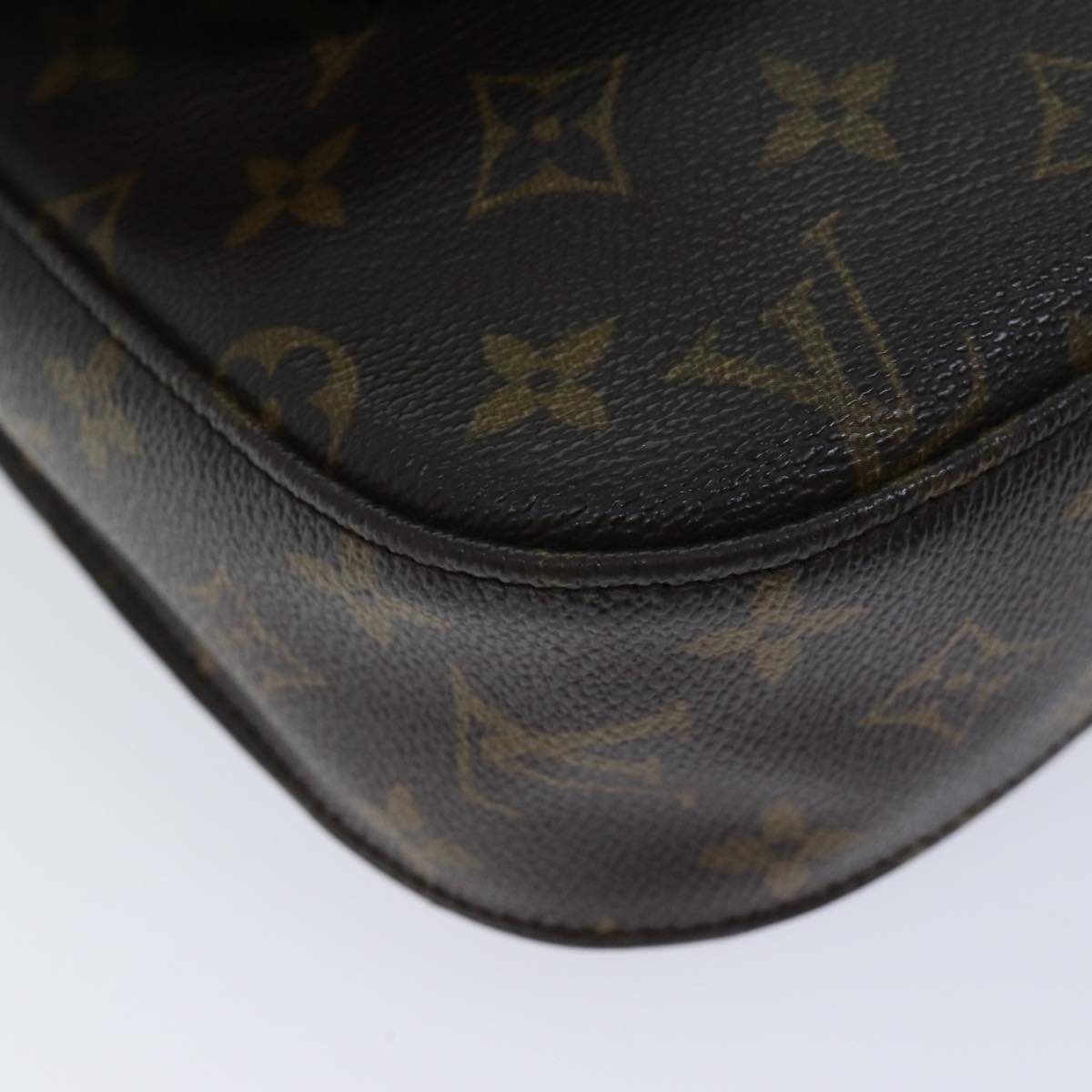 LOUIS VUITTON Monogram Saint Cloud GM Shoulder Bag M51242 LV Auth 70026