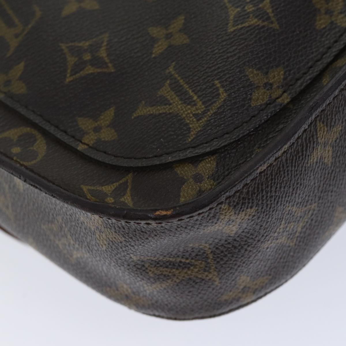 LOUIS VUITTON Monogram Saint Cloud GM Shoulder Bag M51242 LV Auth 70026