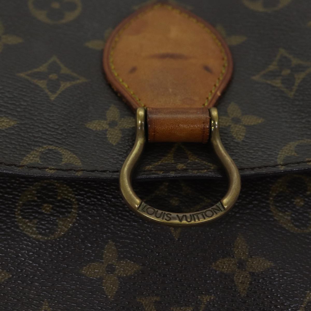 LOUIS VUITTON Monogram Saint Cloud GM Shoulder Bag M51242 LV Auth 70026