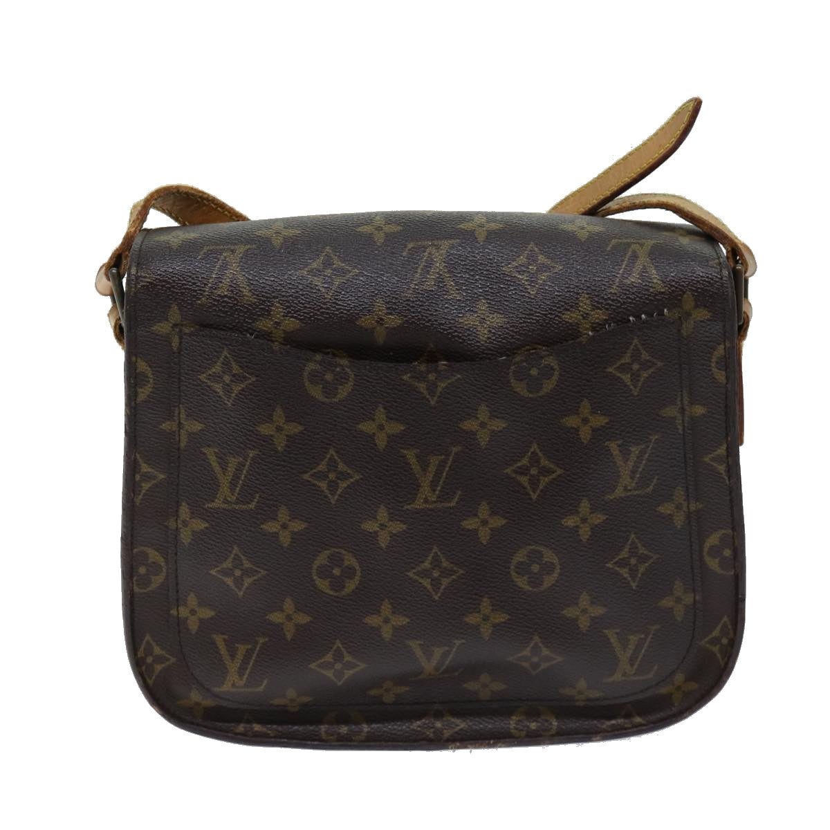 LOUIS VUITTON Monogram Saint Cloud GM Shoulder Bag M51242 LV Auth 70026