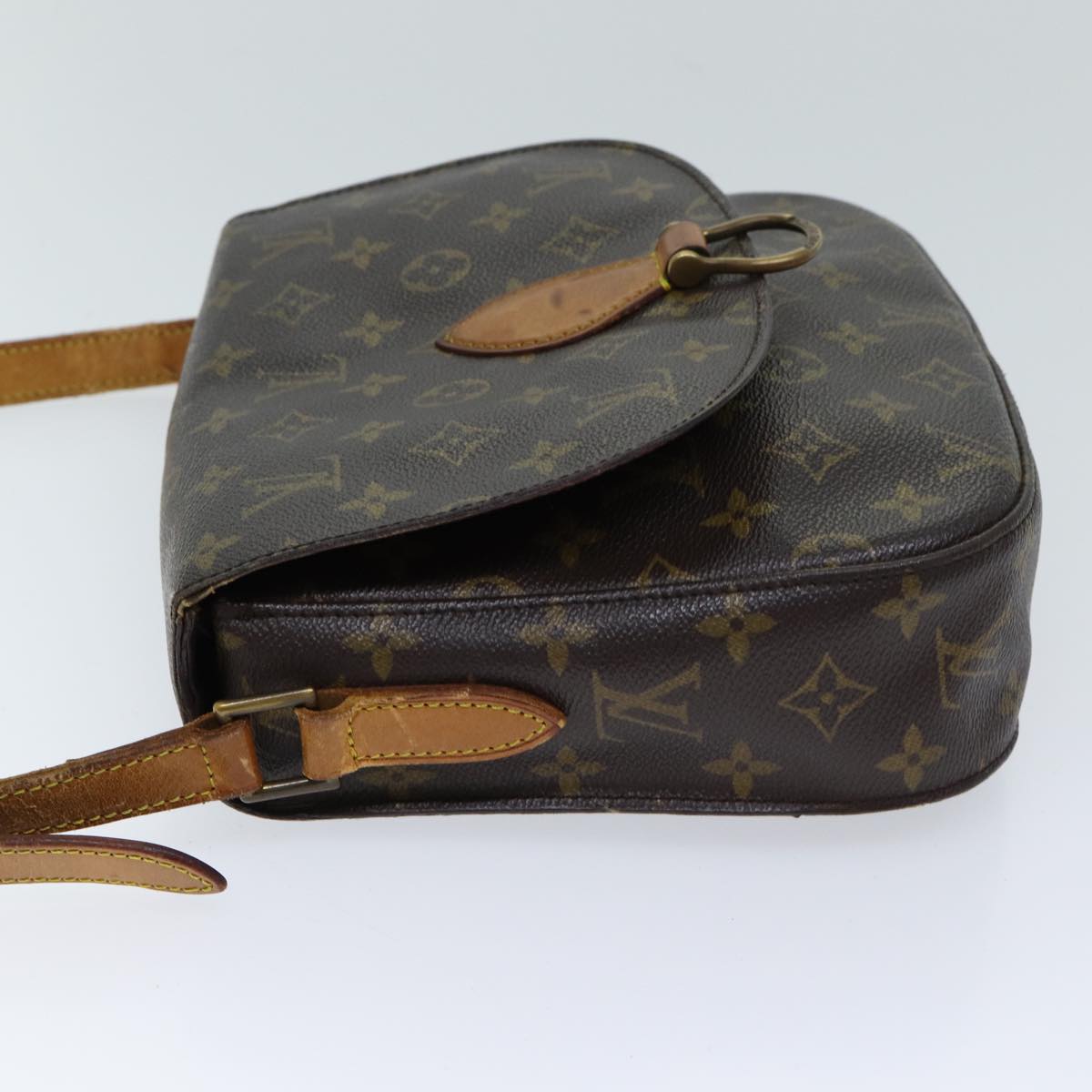 LOUIS VUITTON Monogram Saint Cloud GM Shoulder Bag M51242 LV Auth 70026