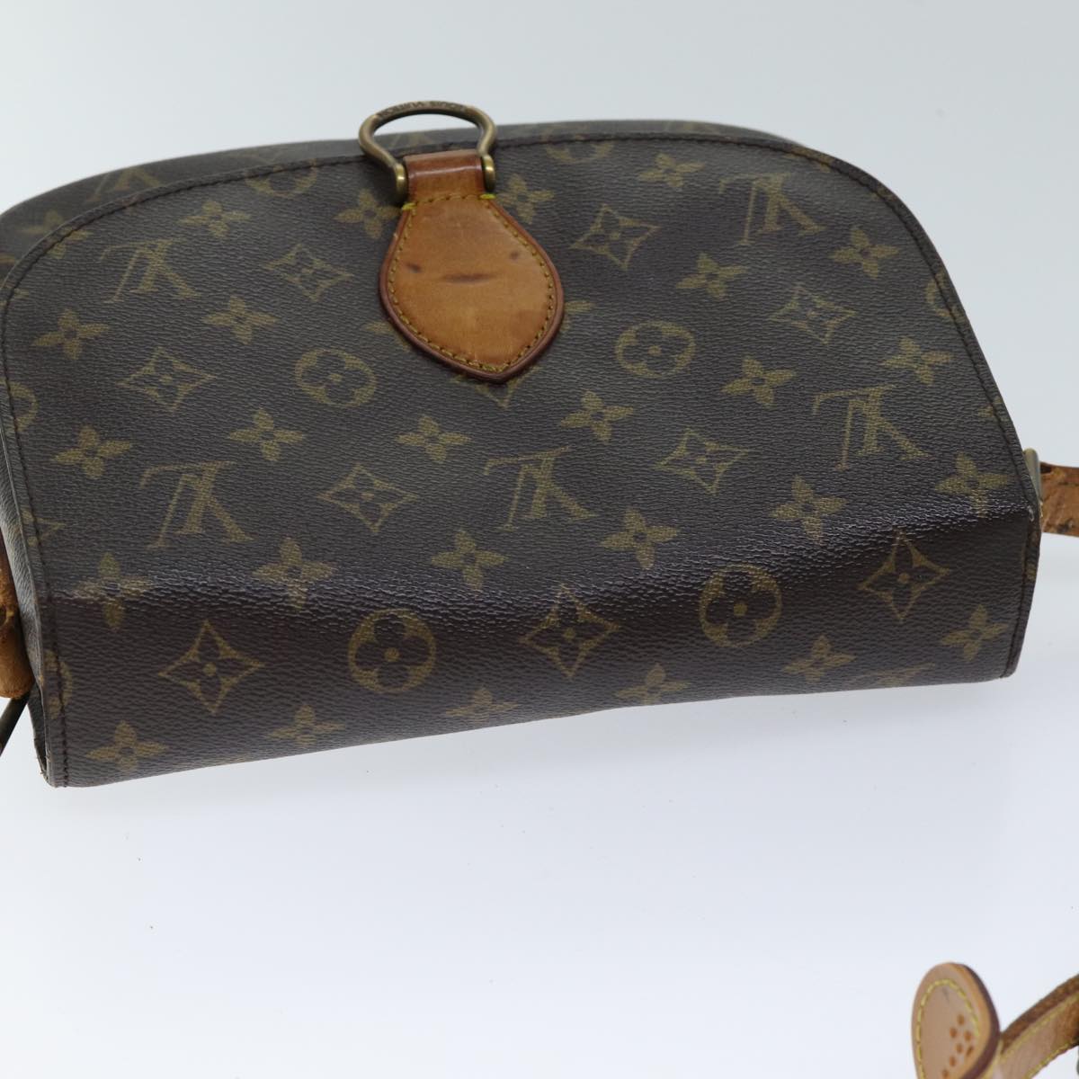 LOUIS VUITTON Monogram Saint Cloud GM Shoulder Bag M51242 LV Auth 70026