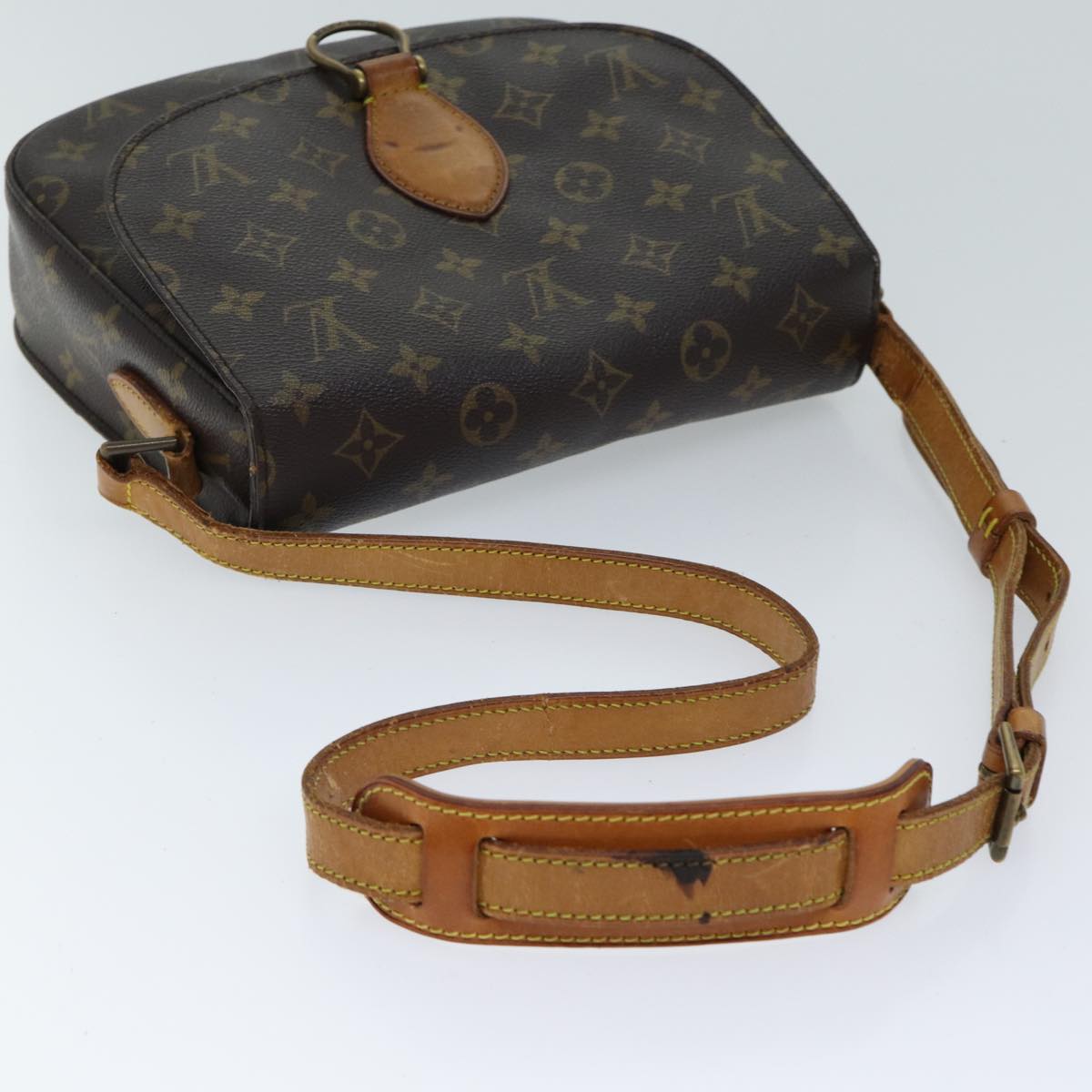 LOUIS VUITTON Monogram Saint Cloud GM Shoulder Bag M51242 LV Auth 70026