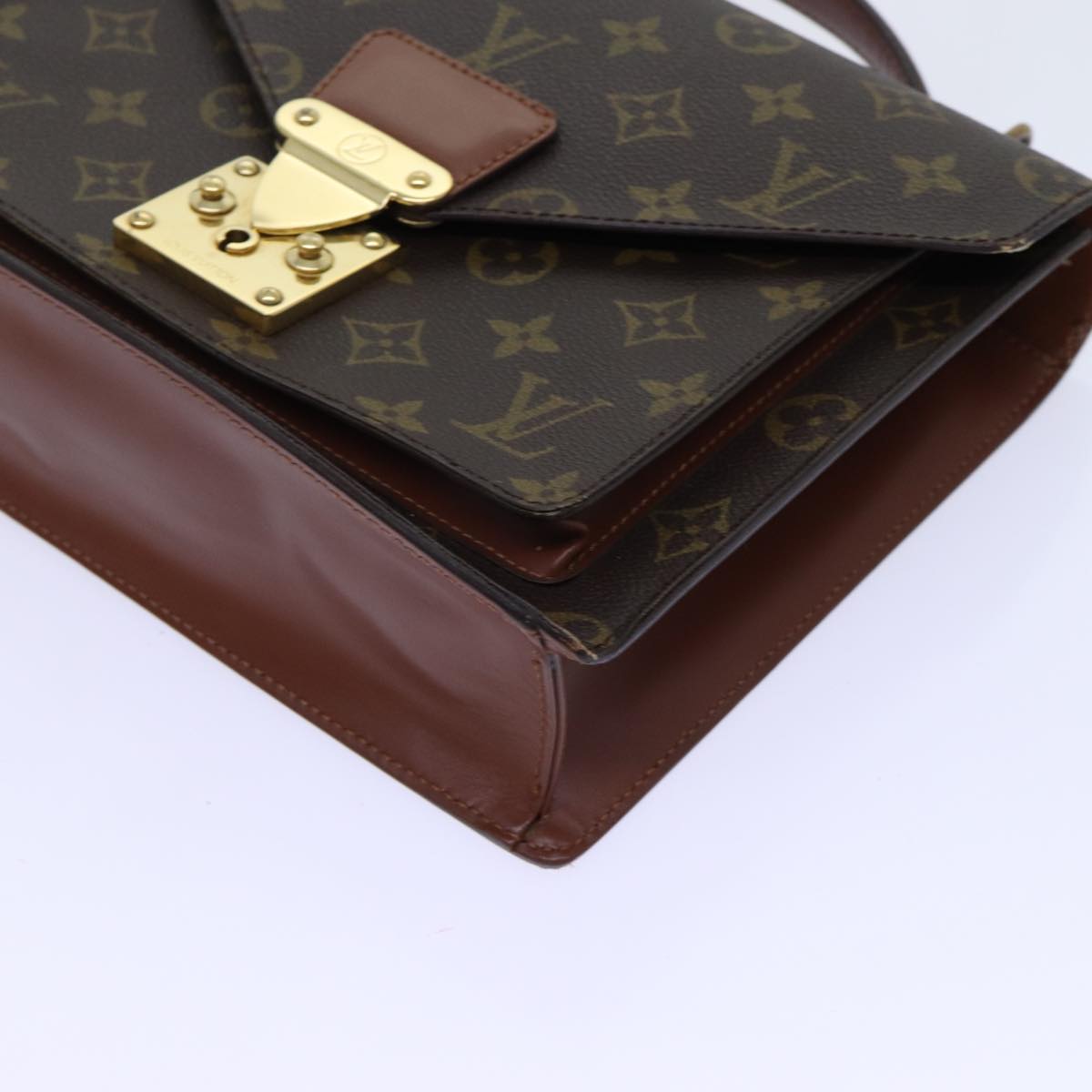 LOUIS VUITTON Monogram Monceau 26 Shoulder Bag 2way M51187 LV Auth 70031