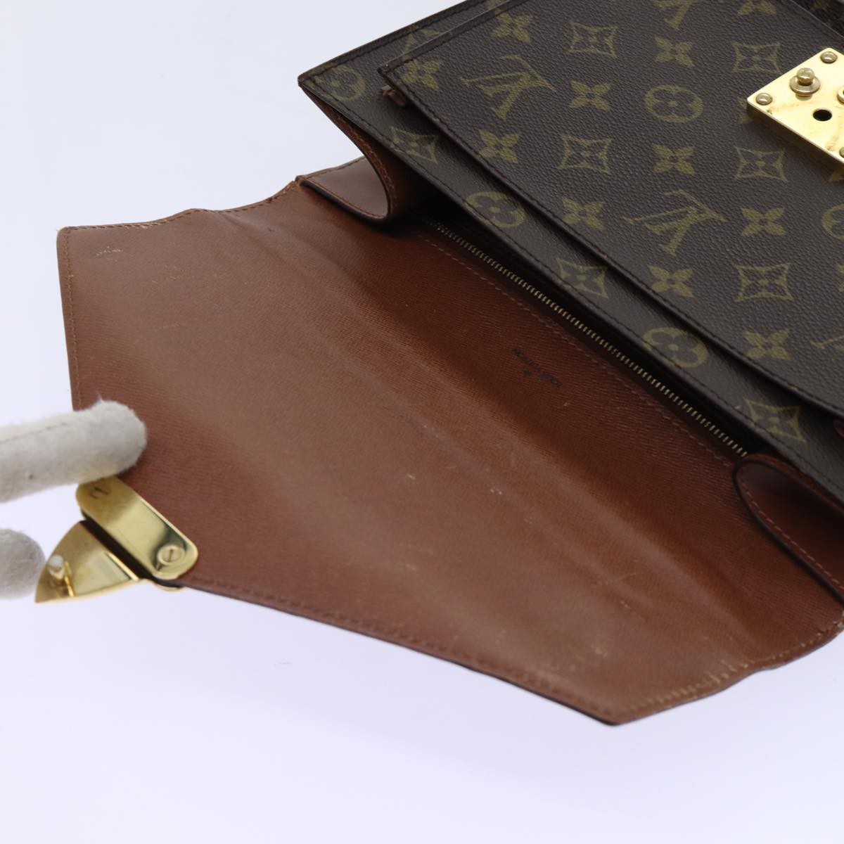 LOUIS VUITTON Monogram Monceau 26 Shoulder Bag 2way M51187 LV Auth 70031