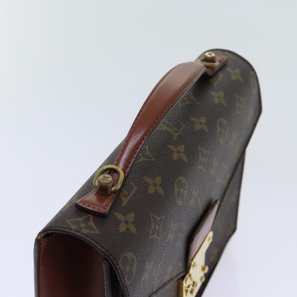 LOUIS VUITTON Monogram Monceau 26 Shoulder Bag 2way M51187 LV Auth 70031