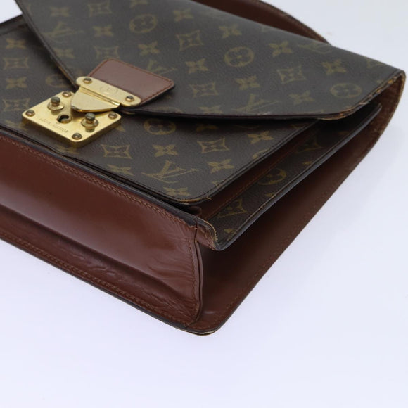 LOUIS VUITTON Monogram Monceau 28 Handtasche 2way M51185 LV Auth 70032