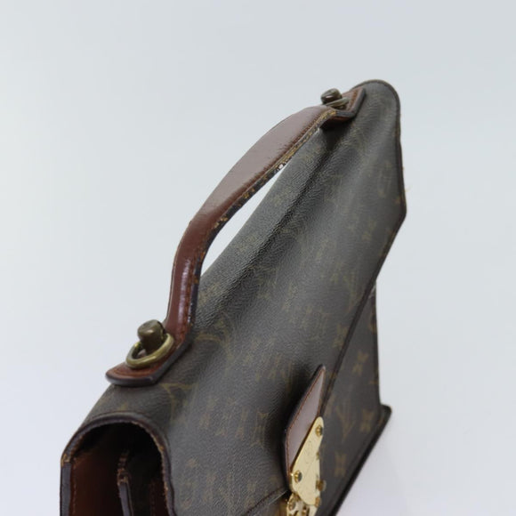 LOUIS VUITTON Monogram Monceau 28 Hand Bag 2way M51185 LV Auth 70032