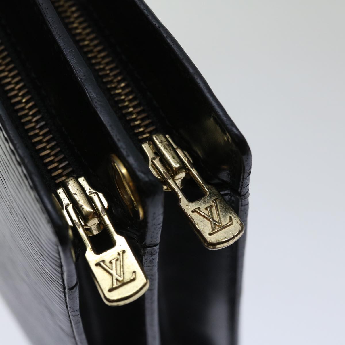 LOUIS VUITTON Epi Angian Shoulder Bag 2way Black M52112 LV Auth 70034