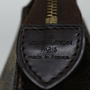 LOUIS VUITTON Damier Ebene Poche Toilette 26 Pouch N47543 LV Auth 70037-17