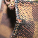 LOUIS VUITTON Damier Ebene Poche Toilette 26 Pouch N47543 LV Auth 70037-9