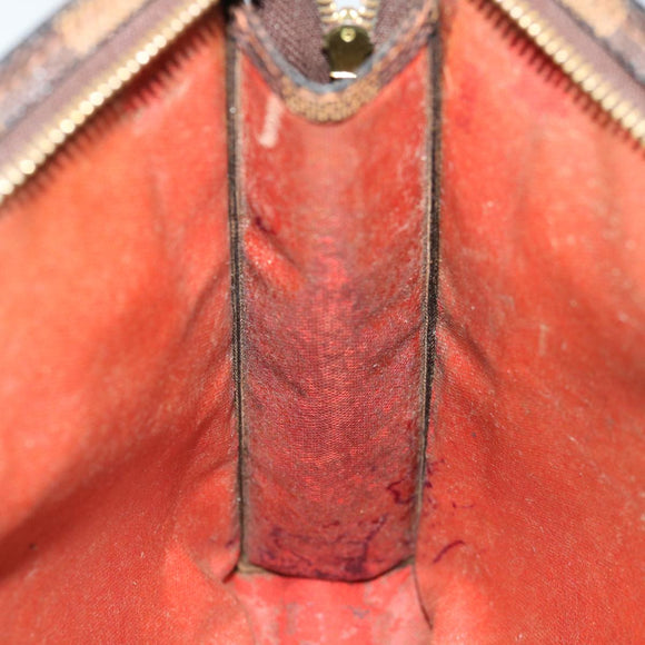 LOUIS VUITTON Damier Ebene Poche Toilette 26 Pouch N47543 LV Auth 70037