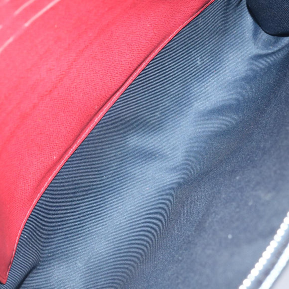 LOUIS VUITTON Taiga Pochette Voyager MM Clutch Bag Blue Marine M63394 Auth 70038