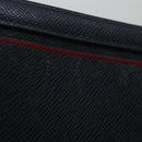 LOUIS VUITTON Taiga Pochette Voyager MM Clutch Bag Blue Marine M63394 Auth 70038-3