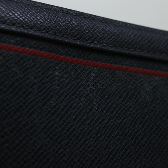 LOUIS VUITTON Taiga Pochette Voyager MM Clutch Bag Blue Marine M63394 Auth 70038