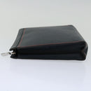 LOUIS VUITTON Taiga Pochette Voyager MM Clutch Bag Blue Marine M63394 Auth 70038-5